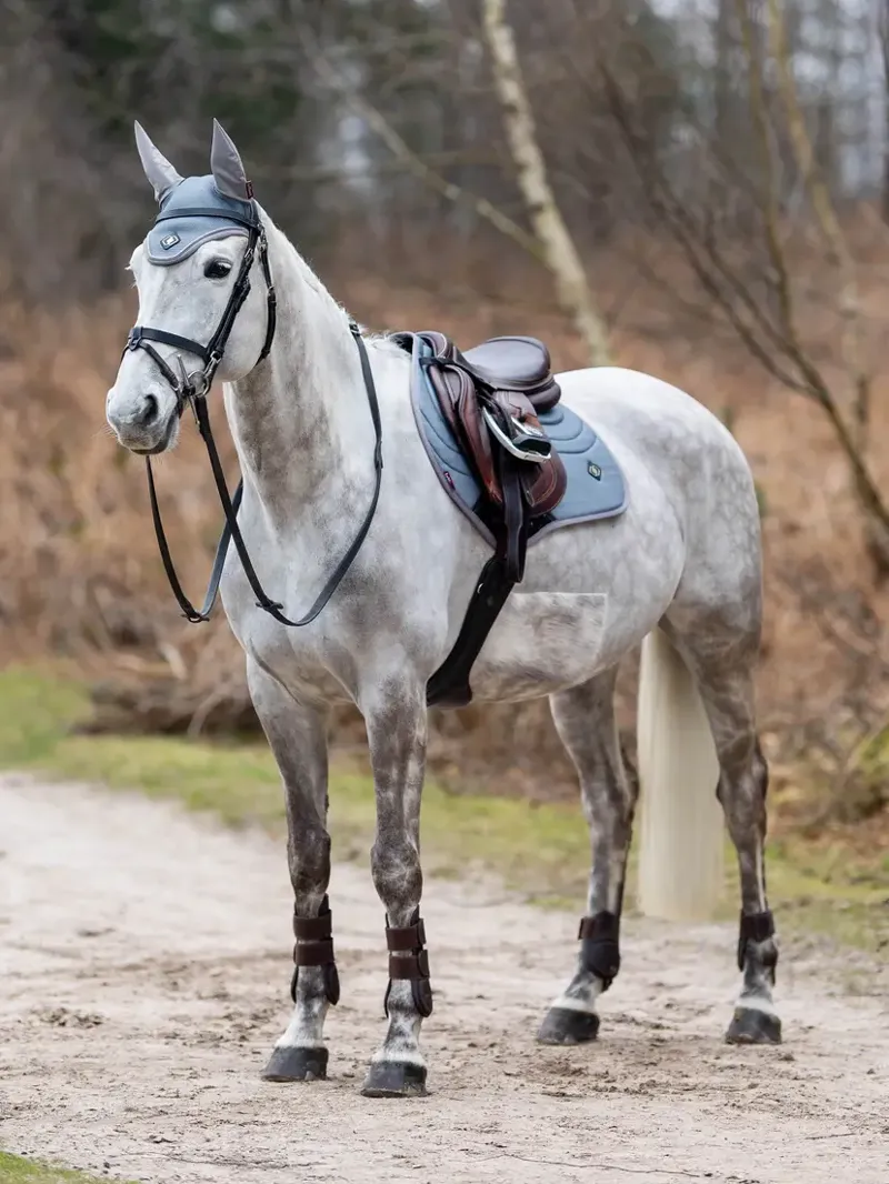 Lemieux Ultra Mesh Close Contact Square Numnah - Grey-3