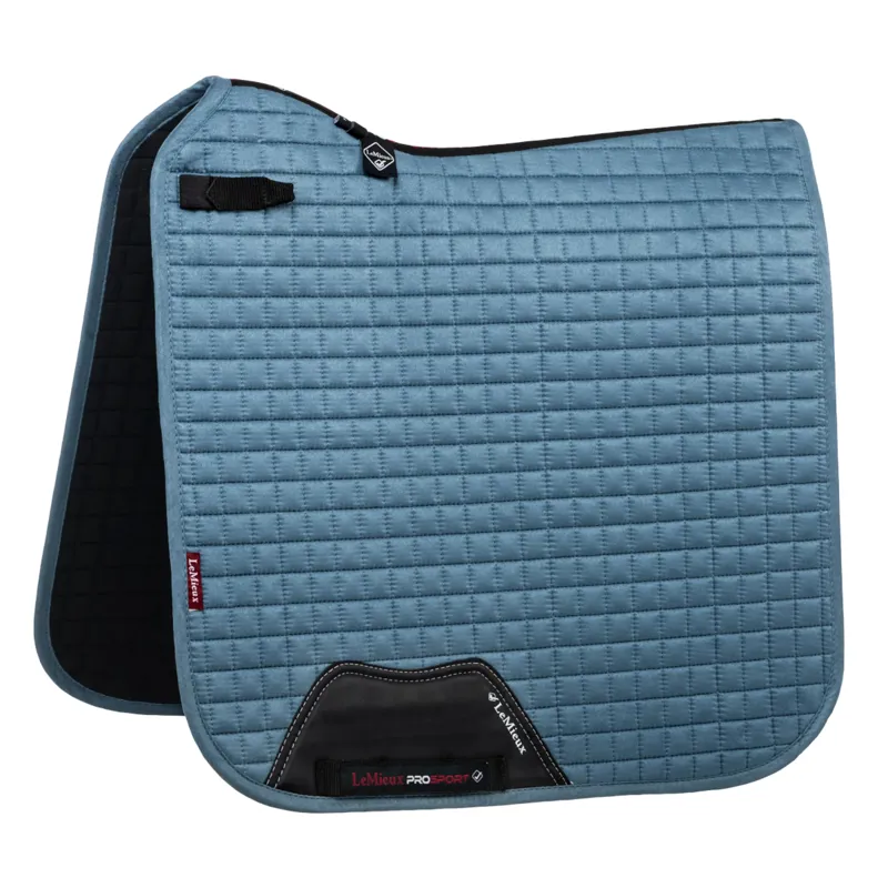 LeMieux Suede Dressage Square - Ice Blue