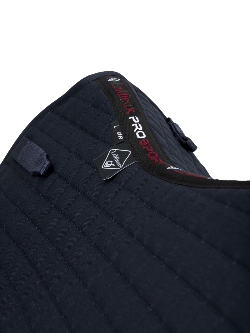 LeMieux Cotton Dressage Square - Navy-1