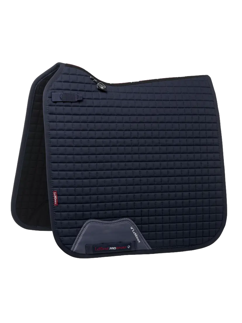 LeMieux Cotton Dressage Square - Navy