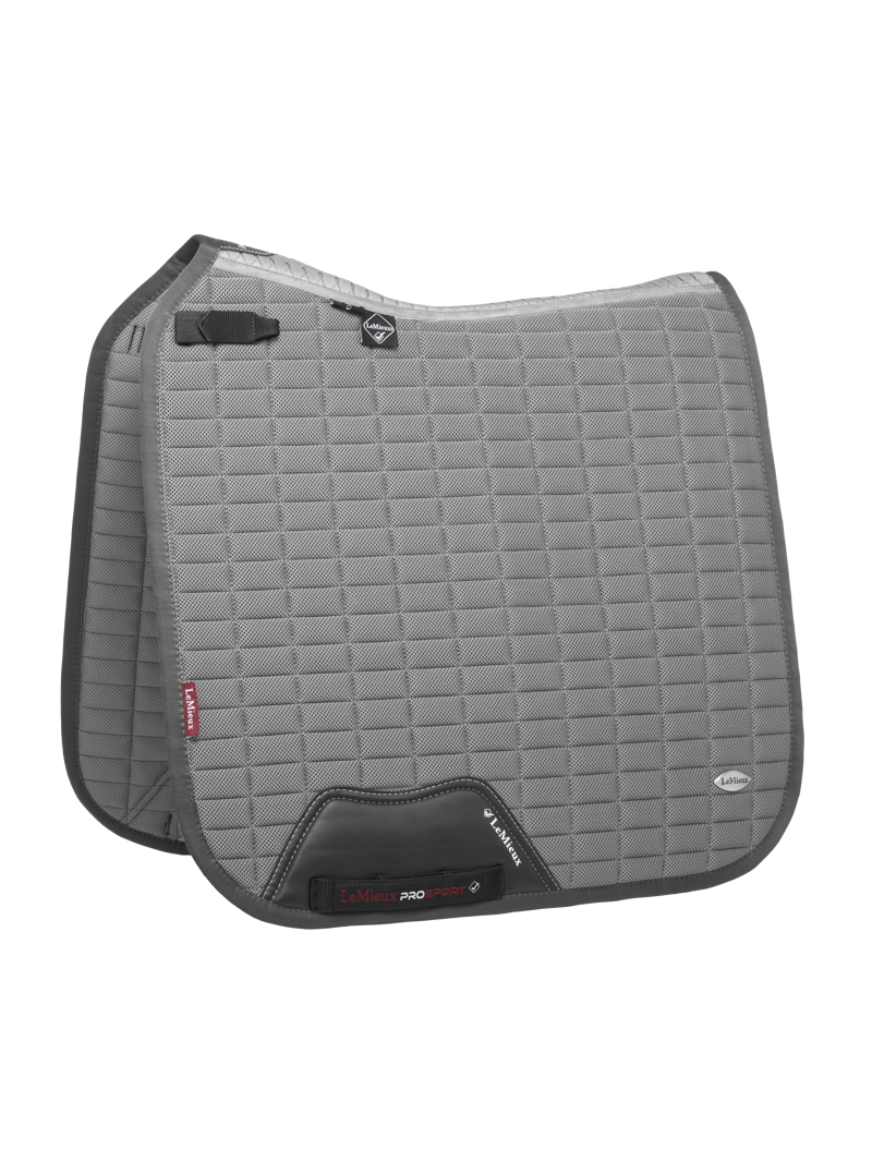 LeMieux Self-Cool Dressage Square - Grey