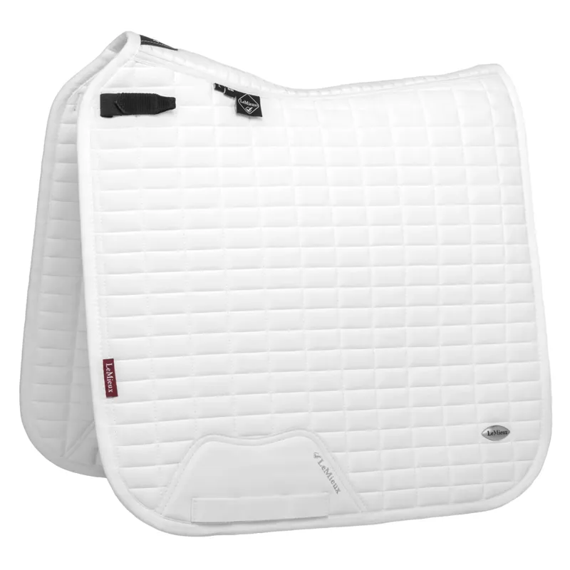 LeMieux Self-Cool Dressage Square - Arctic White-1