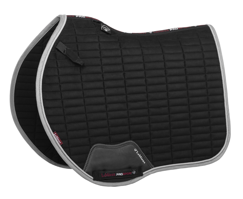 LeMieux Suede EuroJump Square - Black