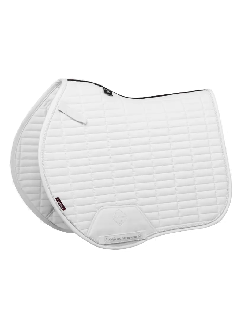 LeMieux Suede EuroJump Square - White