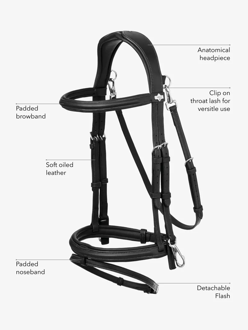 Lemieux Kudos Work Bridle - Black-4