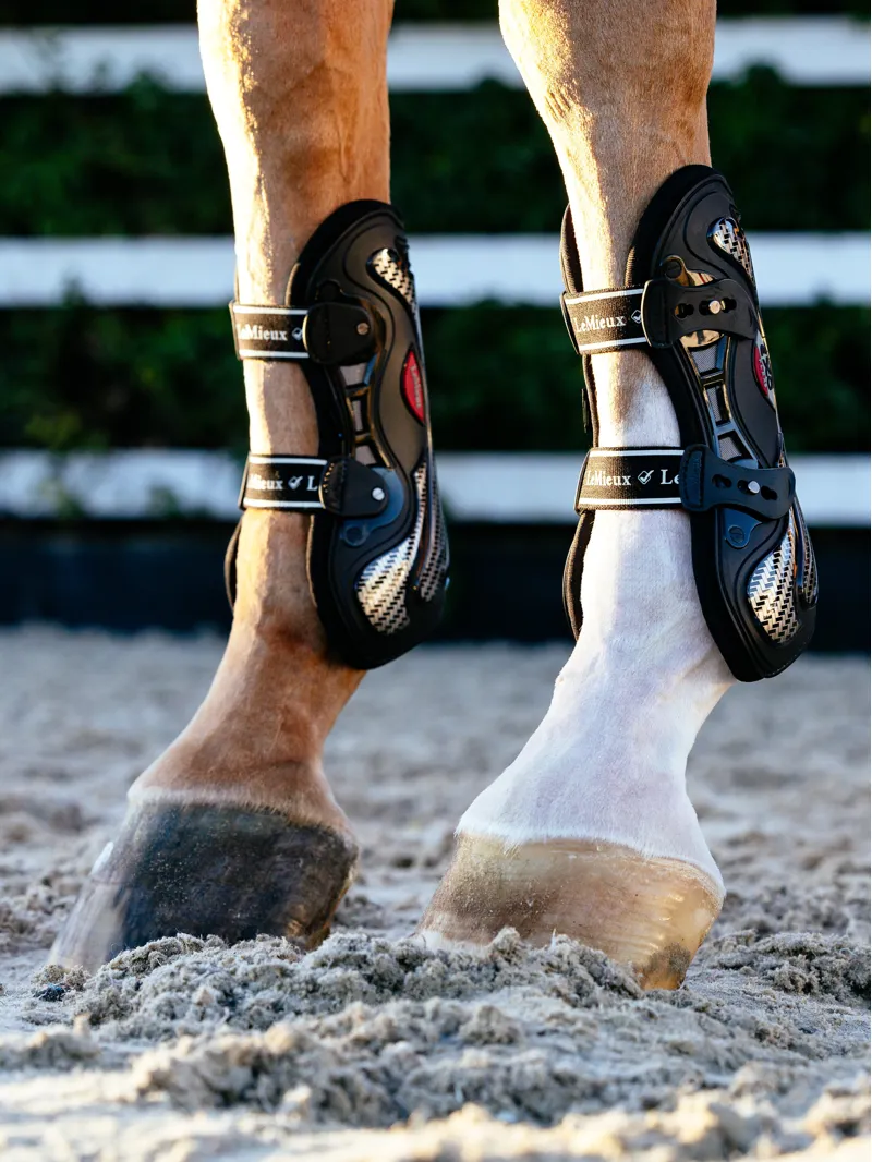 LeMieux Exo-Flex Tendon Spare Strap Set - Black-1