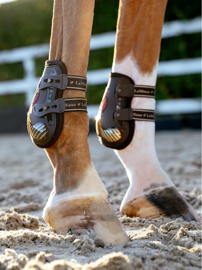 LeMieux Exo-Flex Ankle Spare Strap Set - Brown-1