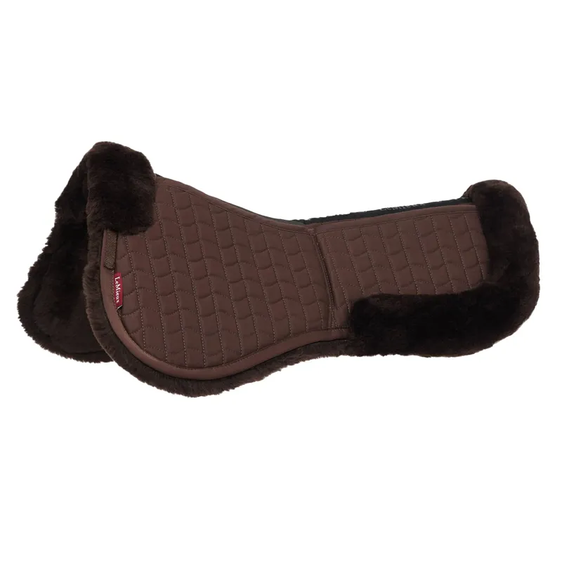 LeMieux Merino ProSorb 2 Pocket Half Pad - Brown/Brown