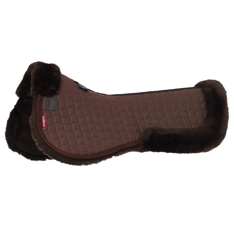 LeMieux Merino Half Pad - Brown/Brown