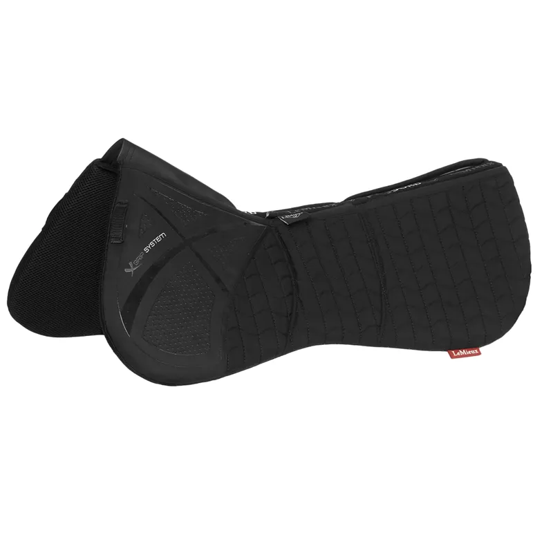 LeMieux ProSorb Plain 3 Pocket Quilted Half Pad - Black