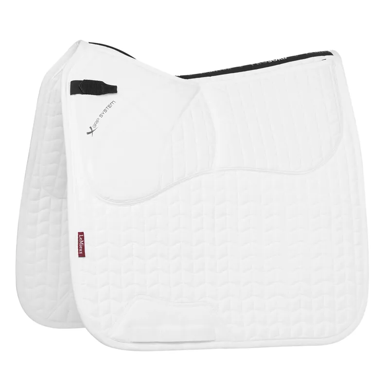 LeMieux ProSorb Plain 2 Pocket Dressage Square - White 