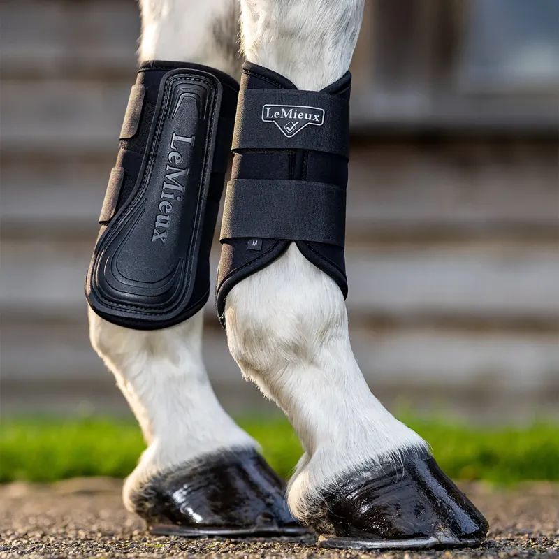 LeMieux Grafter Brushing Boot - Black-3