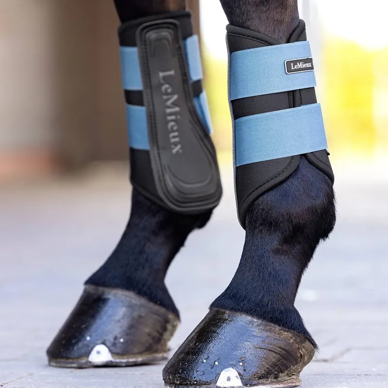 LeMieux Grafter Brushing Boot - Ice Blue-3