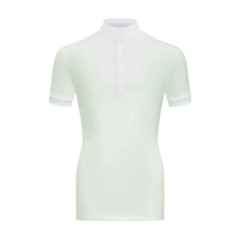 LeMieux Young Rider Eva Short Sleeve Show Shirt - Pistachio