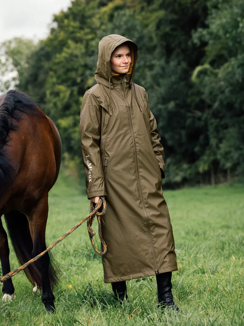LeMieux Young Rider All Elements Coat - Alpine-5