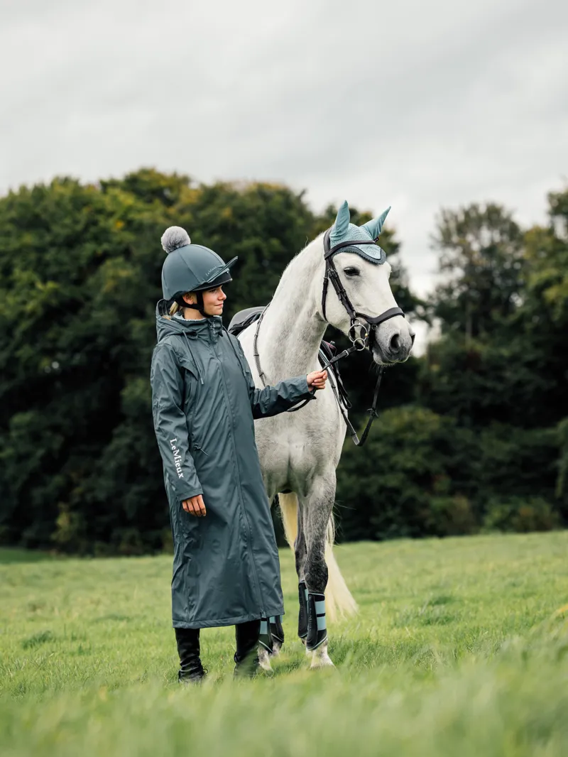 LeMieux Young Rider All Elements Coat - Petrol-5