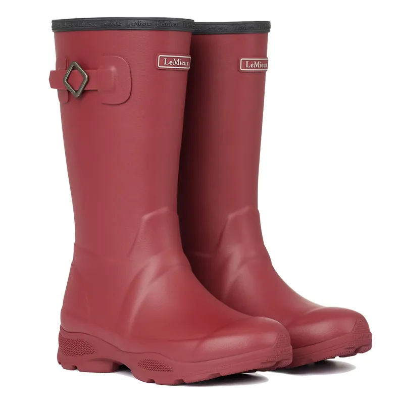 LeMieux Young Rider Ultra Stride Neoprene Lined Wellies - Ember