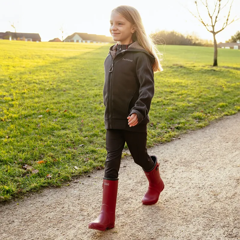 LeMieux Young Rider Ultra Stride Neoprene Lined Wellies - Ember-5