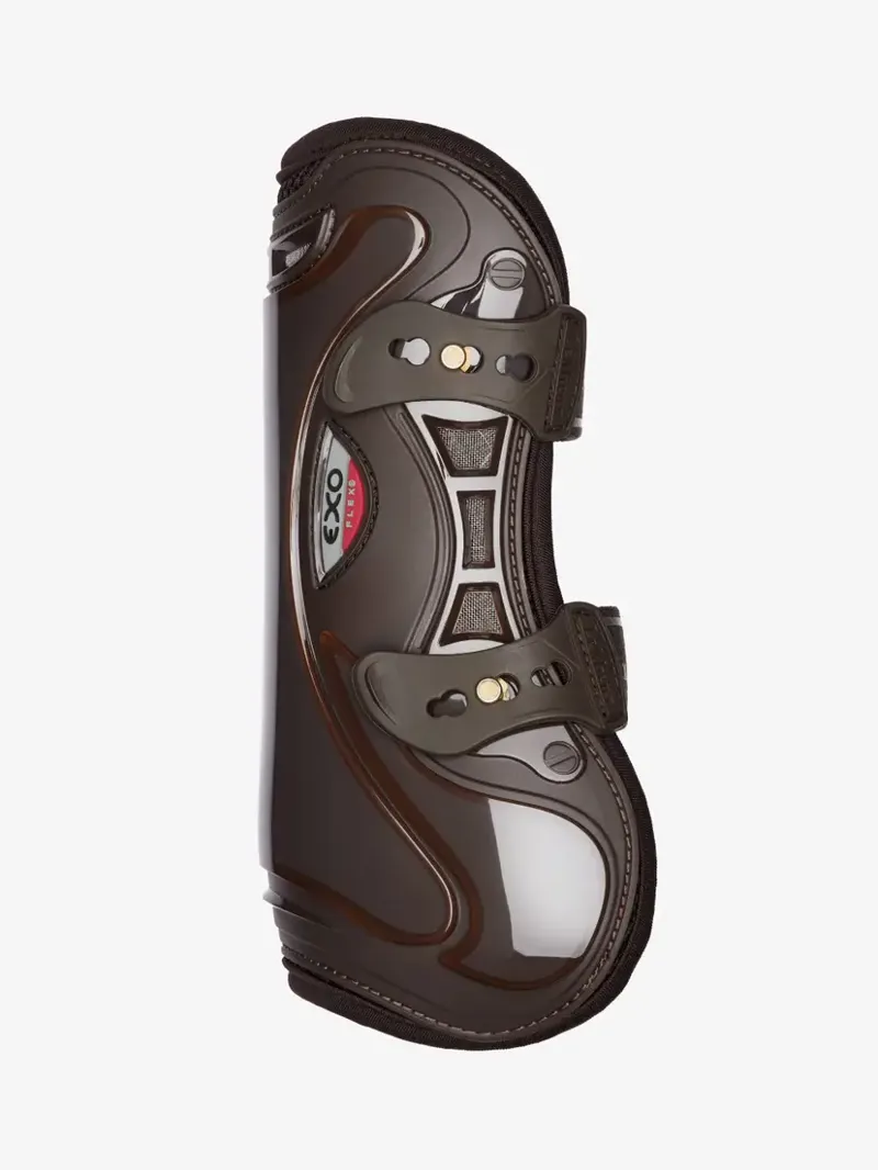LeMieux Exo-Flex Tendon Boot - Brown/Brown-3