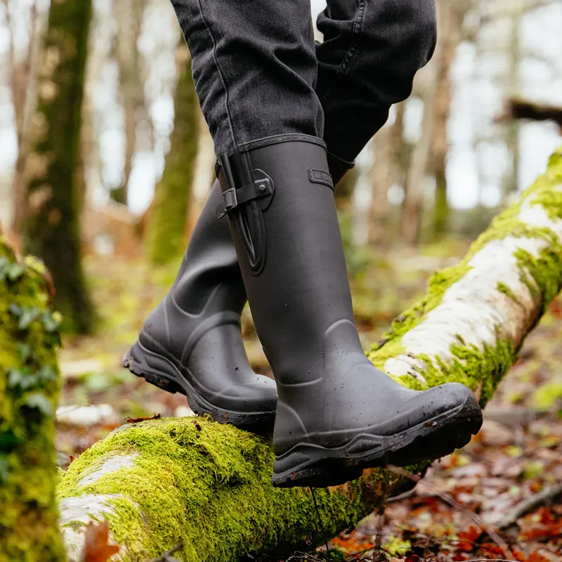 LeMieux Mens Ultra Stride Neoprene Lined Wellington Boots - Black-7