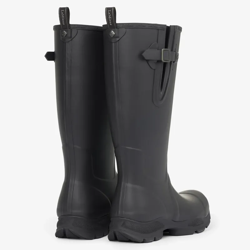 LeMieux Mens Ultra Stride Neoprene Lined Wellington Boots - Black-1
