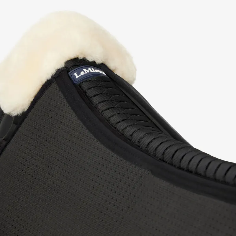 LeMieux Streamline Half Pad - Black/Natural-1
