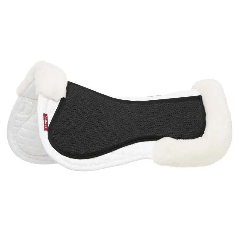 LeMieux Streamline Half Pad - White/White
