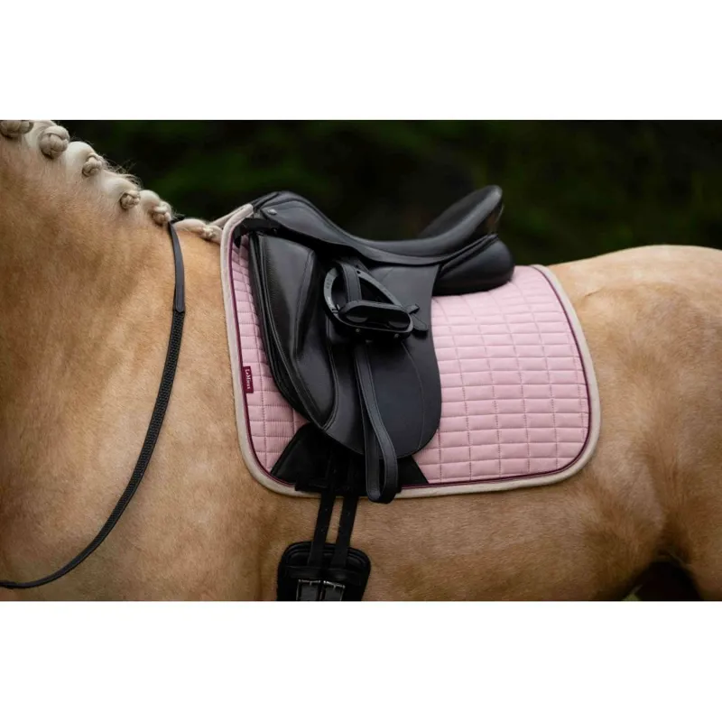 LeMieux Suede Dressage Square - Blossom-1