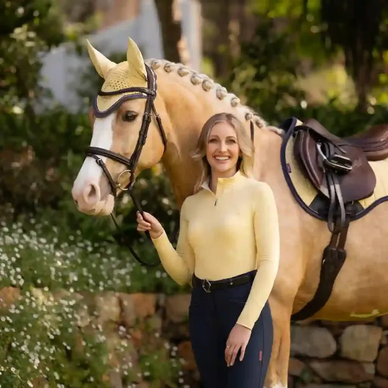 LeMieux Suede GP Square - Mimosa-2