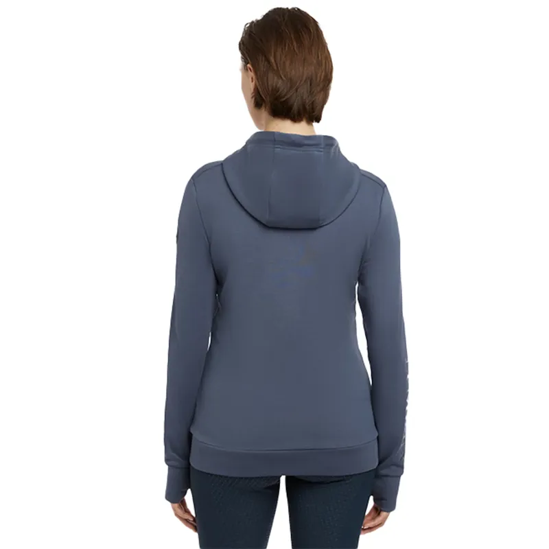 LeMieux Tabi Tech Zip Through Hoodie - Dusk Blue-2