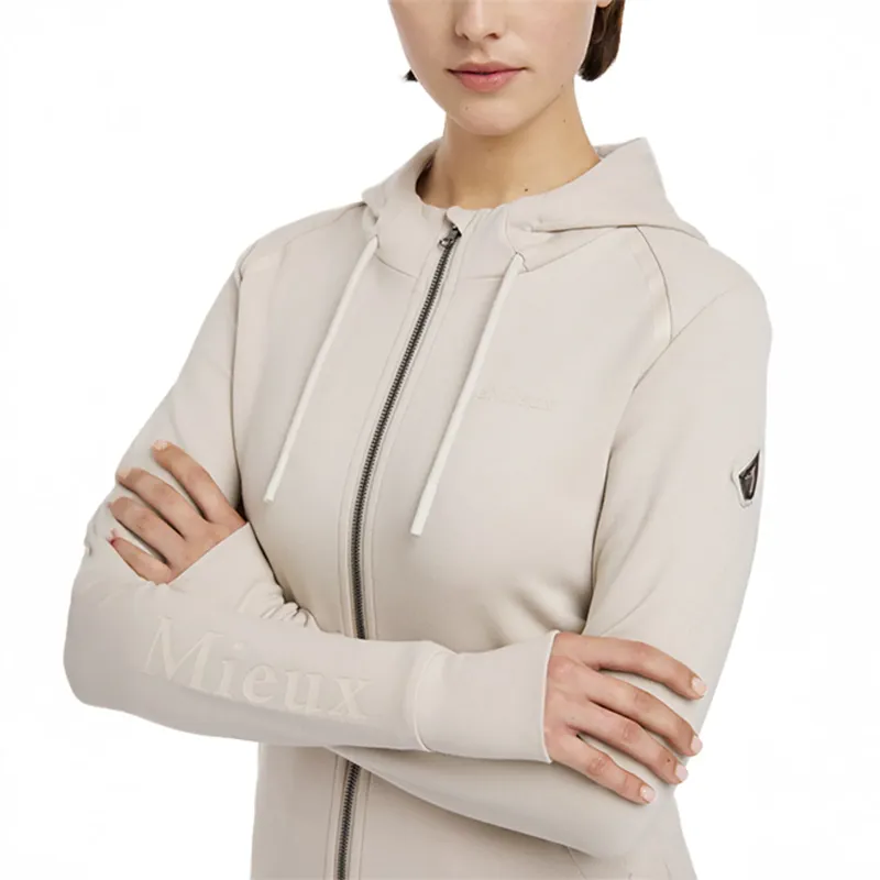 LeMieux Tabi Tech Zip Through Hoodie - Stone-4