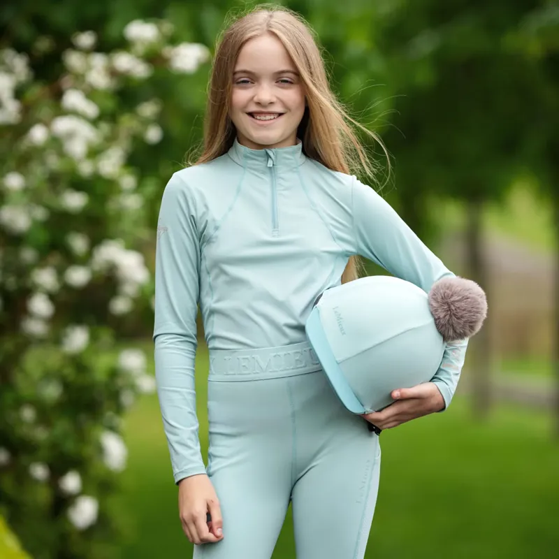 LeMieux Young Rider Base Layer - Aqua-6