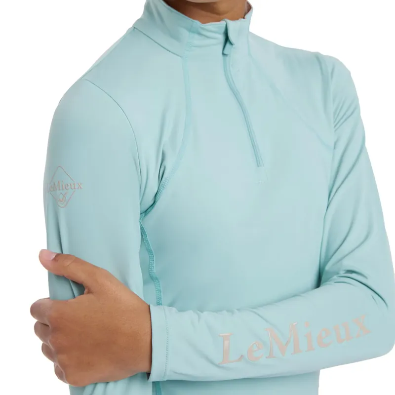 LeMieux Young Rider Base Layer - Aqua-4