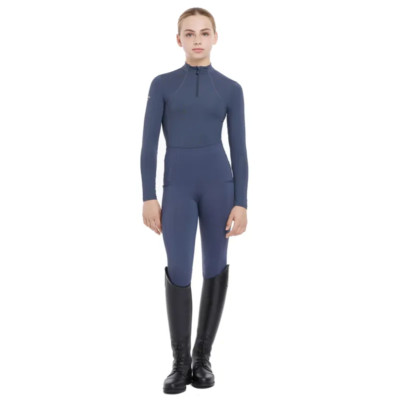 LeMieux Young Rider Base Layer - Dusk Blue-3