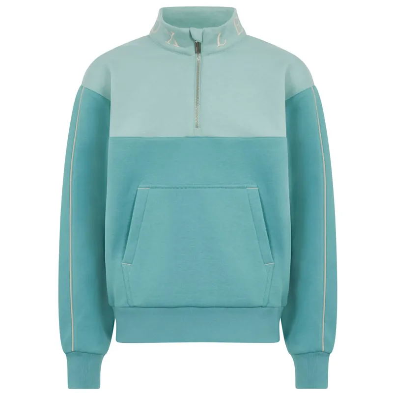 LeMieux Young Rider Kate Quarter Zip Sweat - Lagoon-4