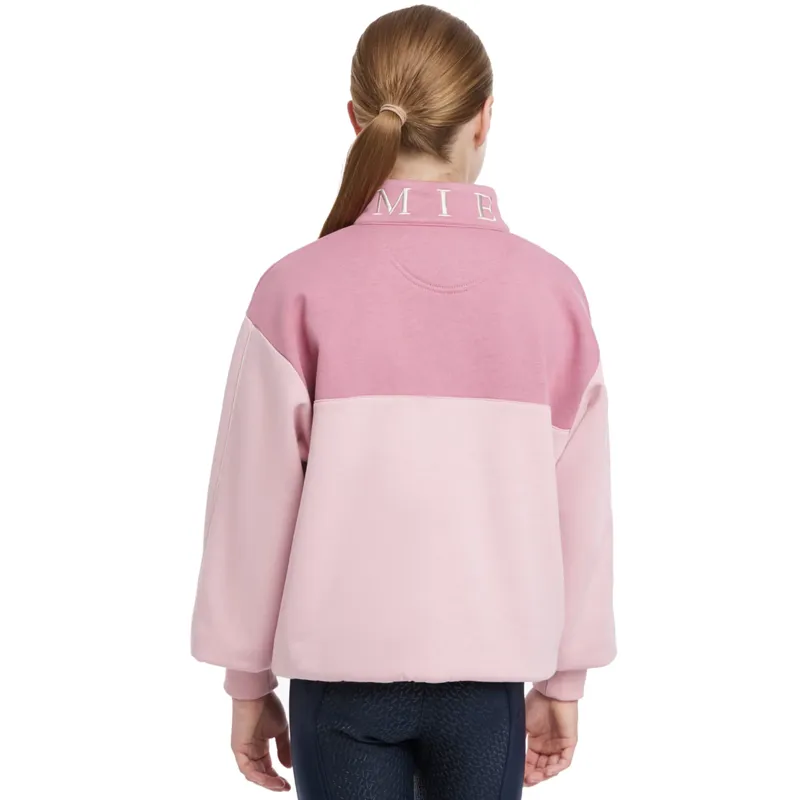 LeMieux Young Rider Kate Quarter Zip Sweat - Blossom-3