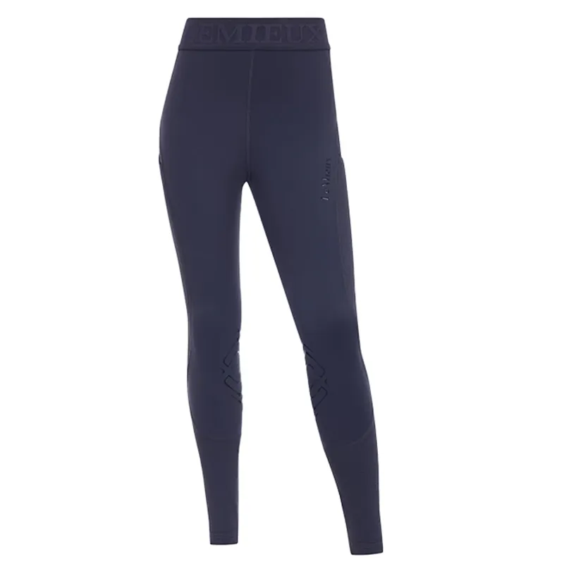 LeMieux Young Rider Lizzie Mesh Legging - Dusk Blue