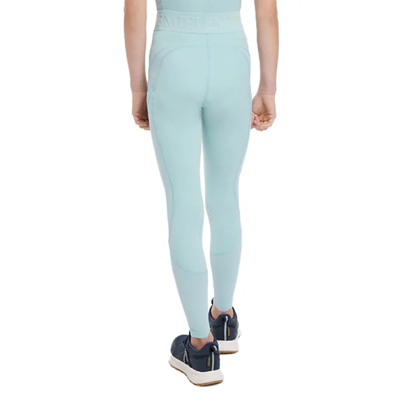 LeMieux Young Rider Lizzie Mesh Legging - Aqua-3