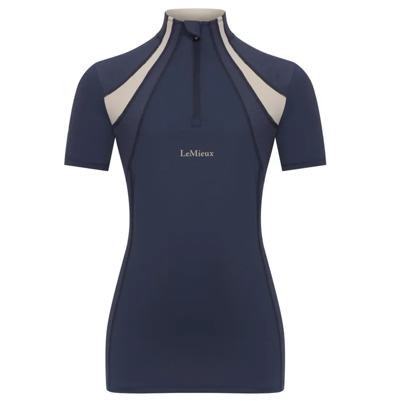 LeMieux Young Rider Short Sleeve Mia Mesh Base Layer - Dusk Blue