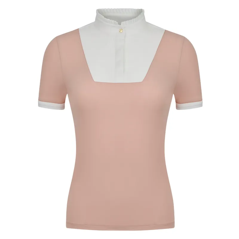 LeMieux Sophia Short Sleeve Pleated Show Shirt - Blossom