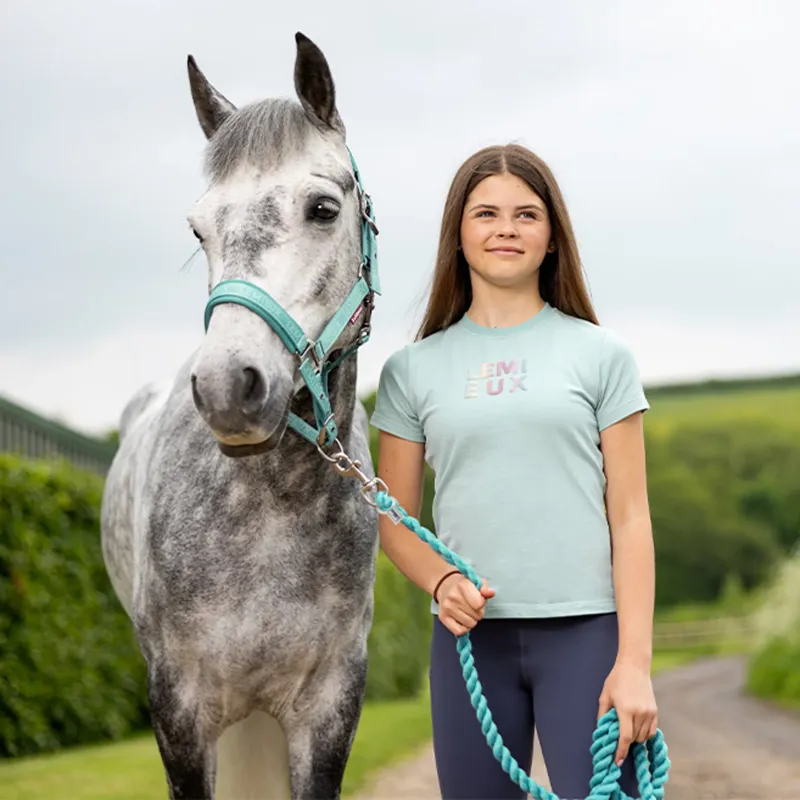 LeMieux Young Rider Arianna T-Shirt - Aqua-4