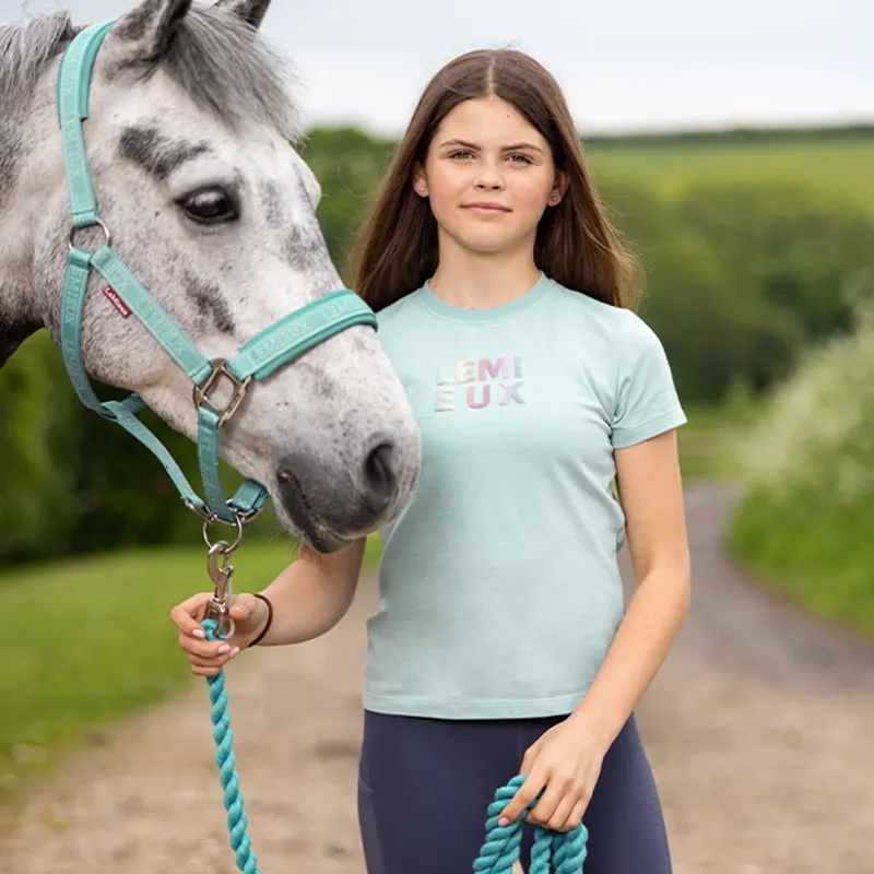 LeMieux Young Rider Arianna T-Shirt - Aqua-5