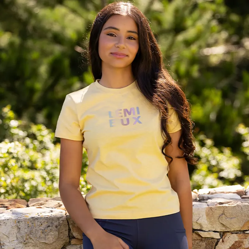LeMieux Young Rider Arianna T-Shirt - Mimosa-5