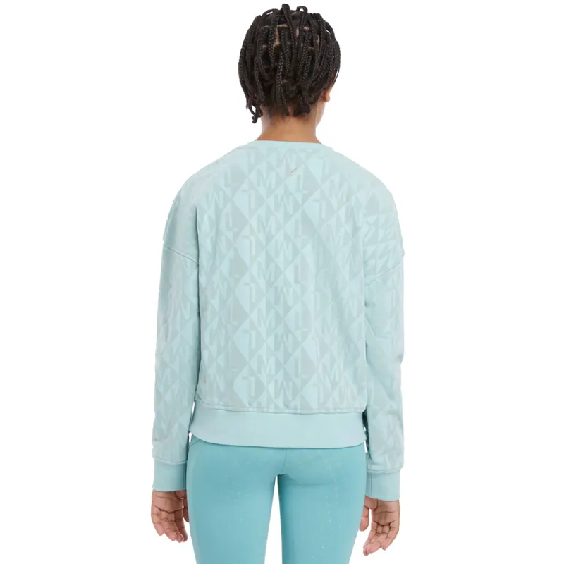LeMieux Young Rider Clea Crew Sweat - Aqua-1