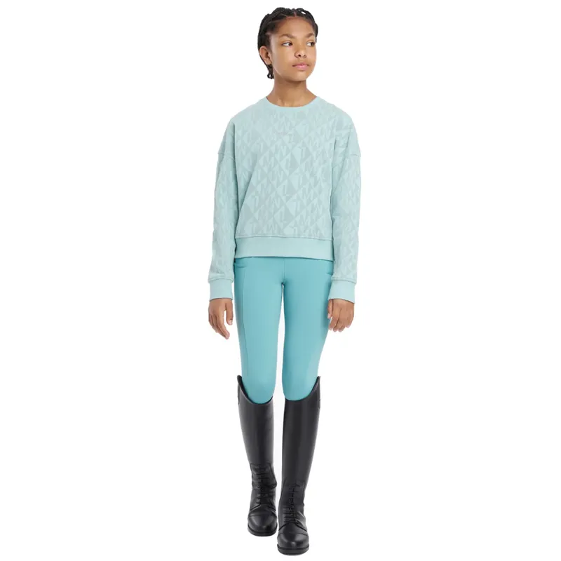 LeMieux Young Rider Clea Crew Sweat - Aqua-3