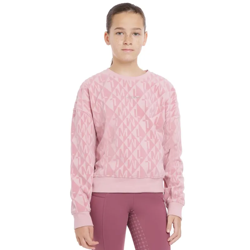LeMieux Young Rider Clea Crew Sweat - Blossom-1