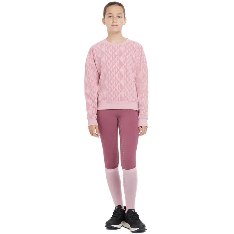 LeMieux Young Rider Clea Crew Sweat - Blossom-2