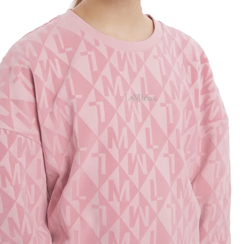 LeMieux Young Rider Clea Crew Sweat - Blossom-4