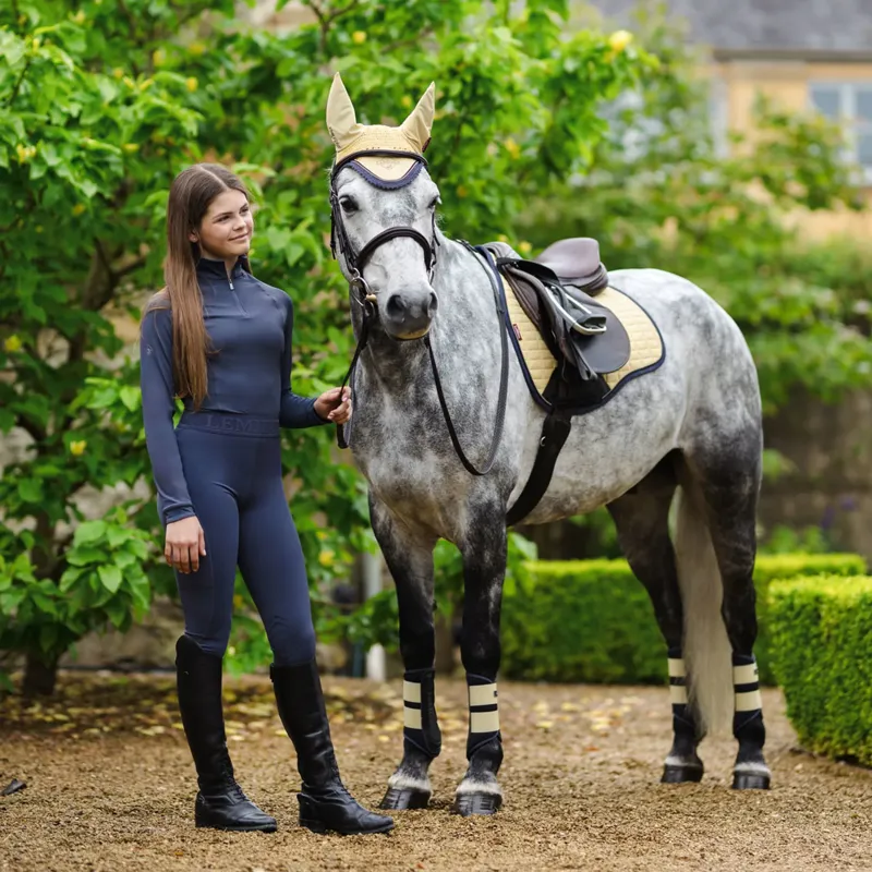 LeMieux Young Rider Orla Pull Ons - Dusk Blue-5