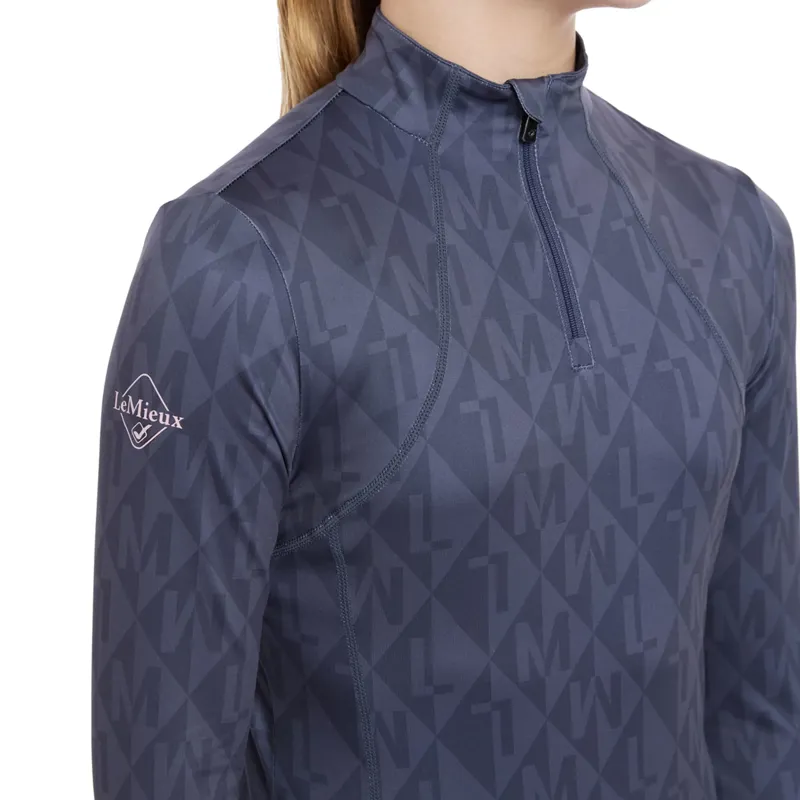 LeMieux Young Rider Clea Base Layer - Dusk Blue-2
